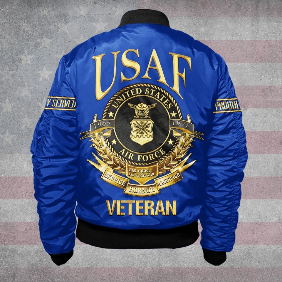 United States Air Force Veteran Commemorative Bomber Jacket
