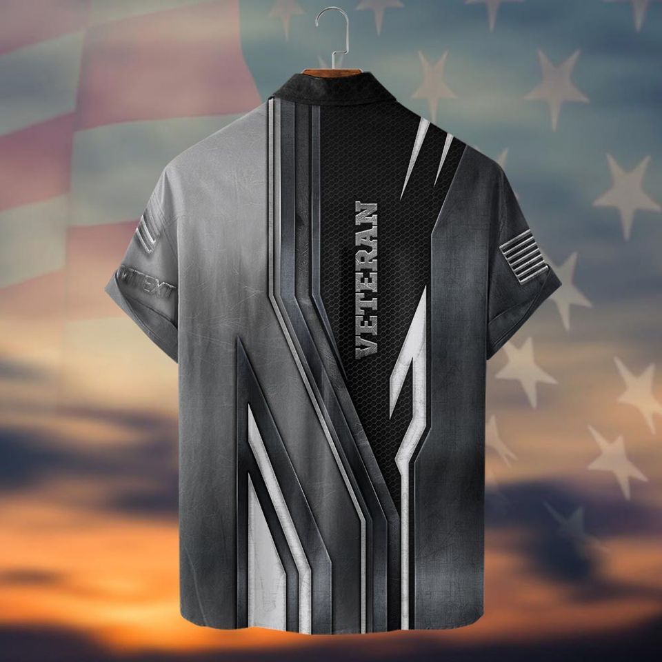 Customized Veteran Shirts Hawaiian Shirt