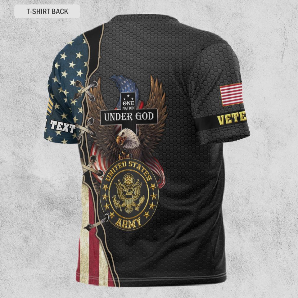 One Nation Under God Customized U.S Veteran