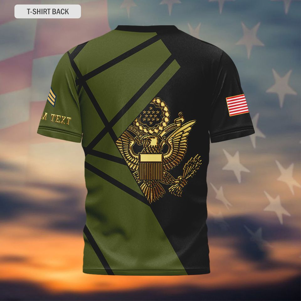 Customized US Military 3D Tshirt