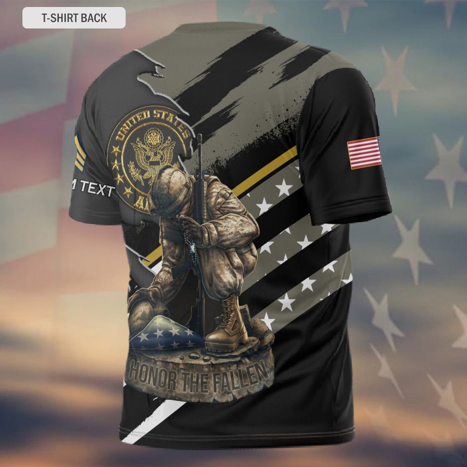 Customized U.S Veteran Honor The Fallen