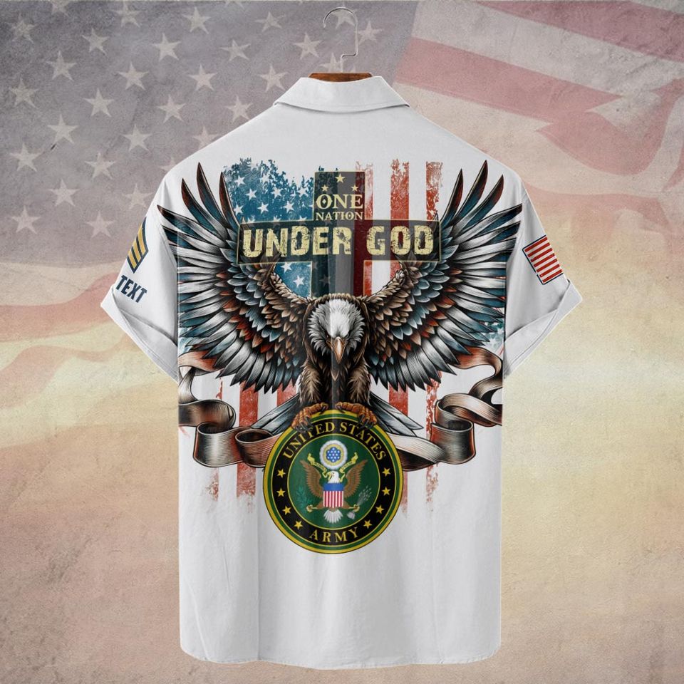 Customized One Nation Under God Hawaiian Shirt