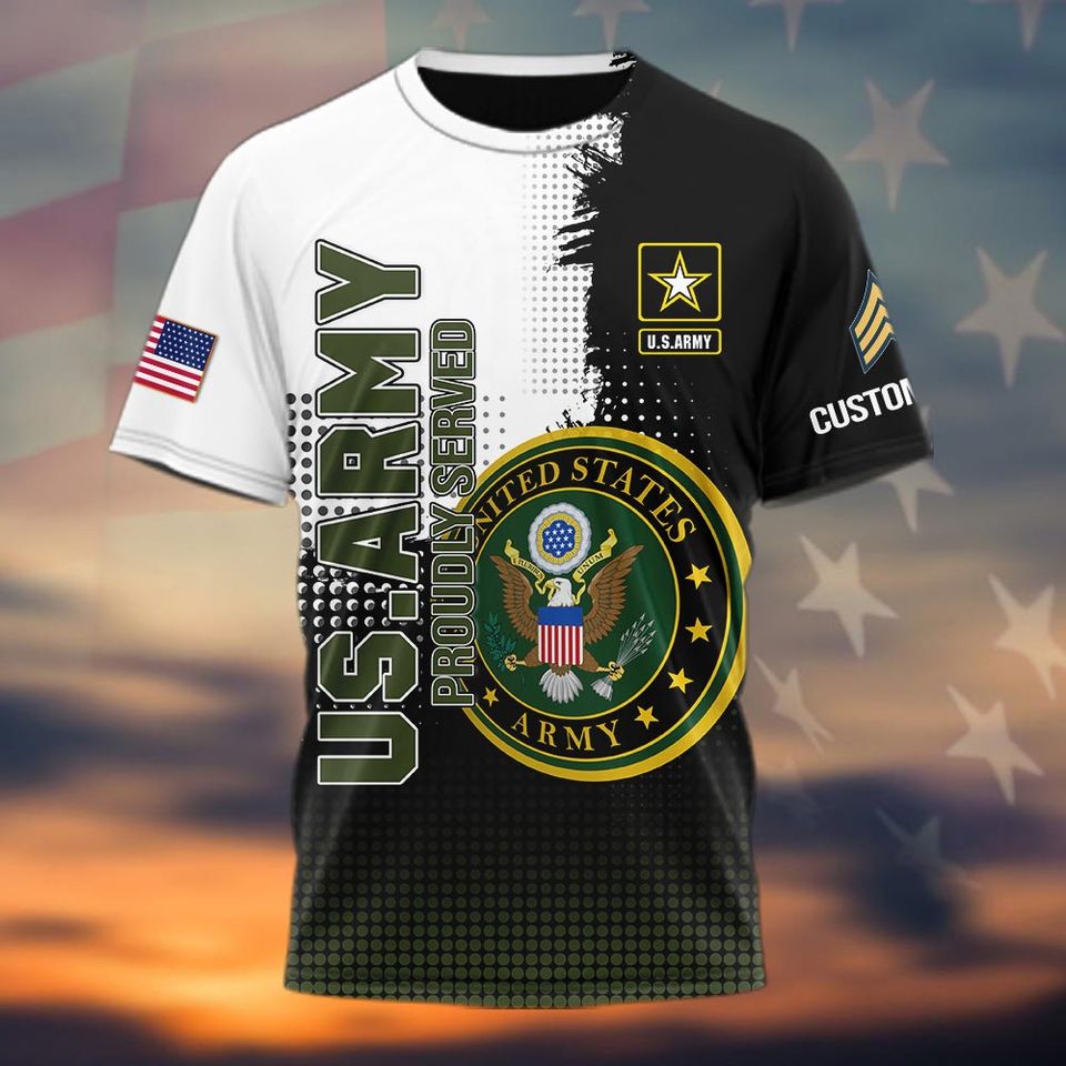 Customized US Army Veteran Shirts