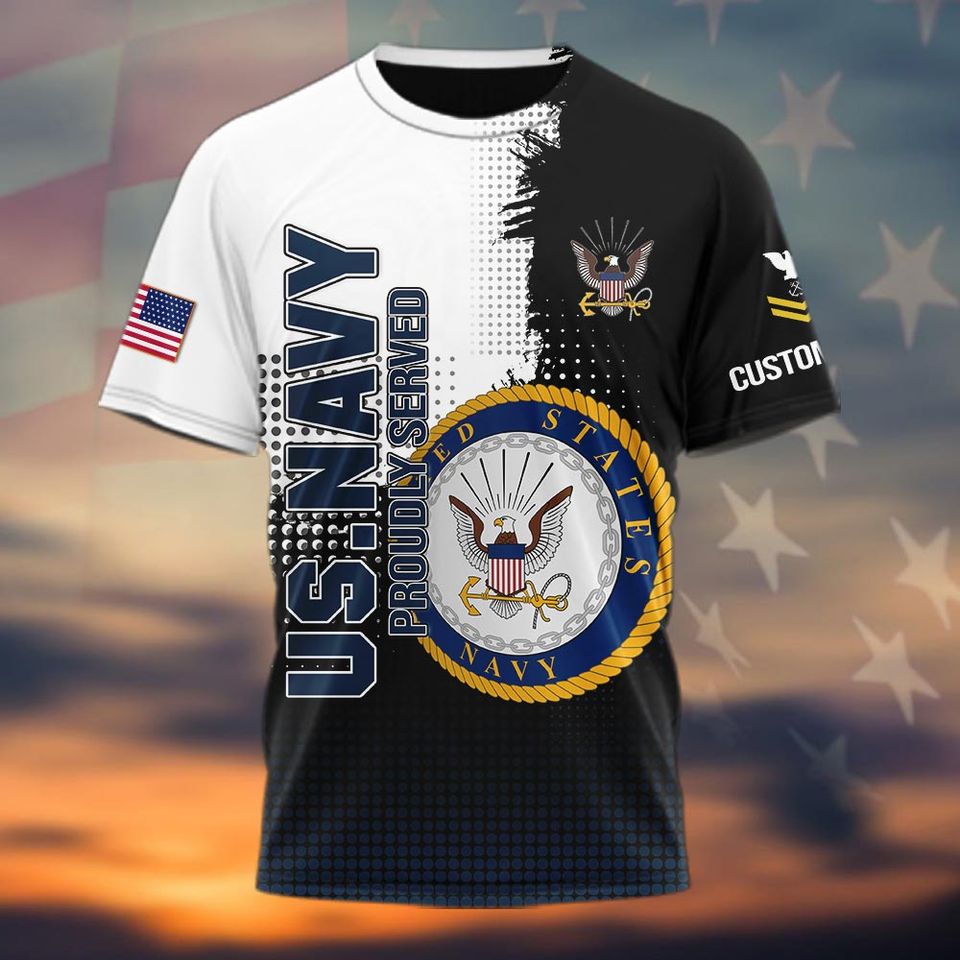 Customized US Navy Veteran Shirts