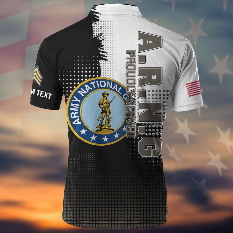 Customized US Army National Guard Veteran Shirt
