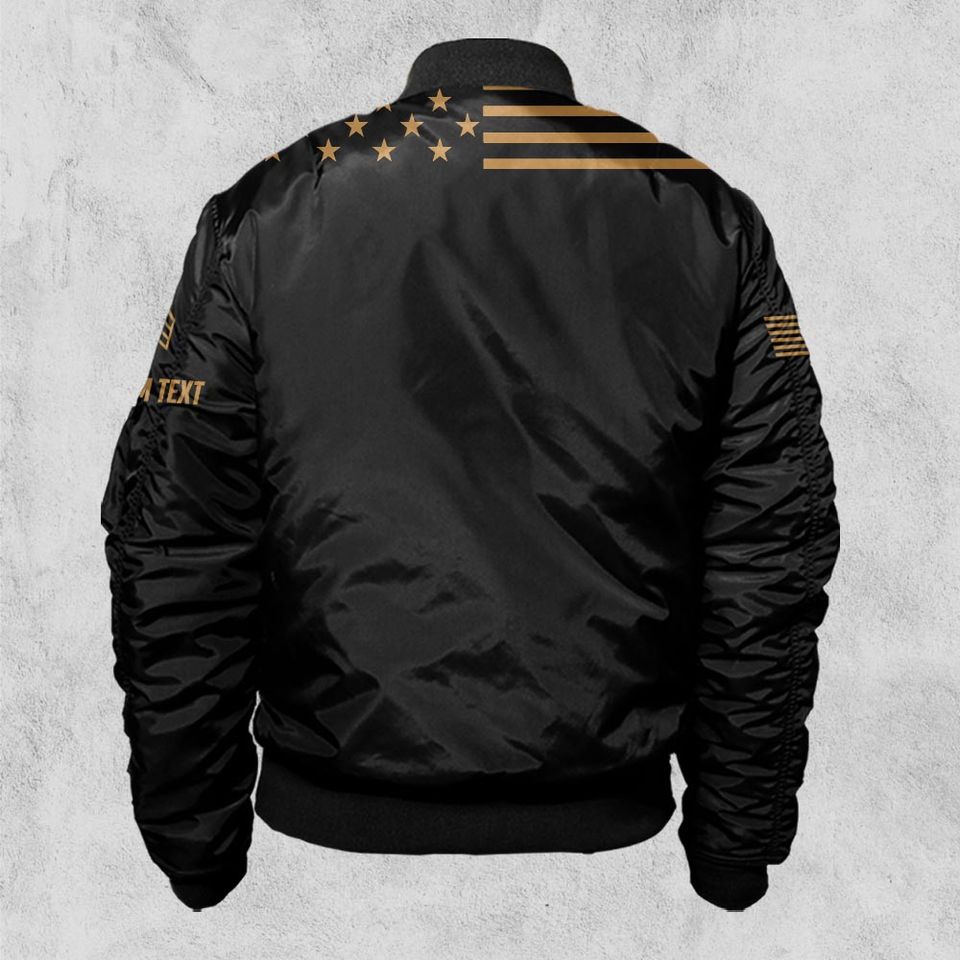 Customized U.S Veteran Honor The Fallen Bomber Jacket