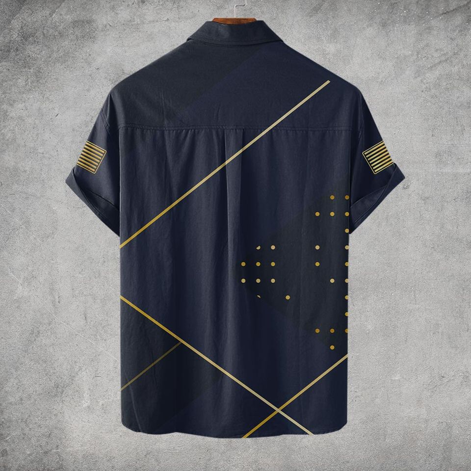 Customized US Veteran Proudly Served Hawaiian Shirt