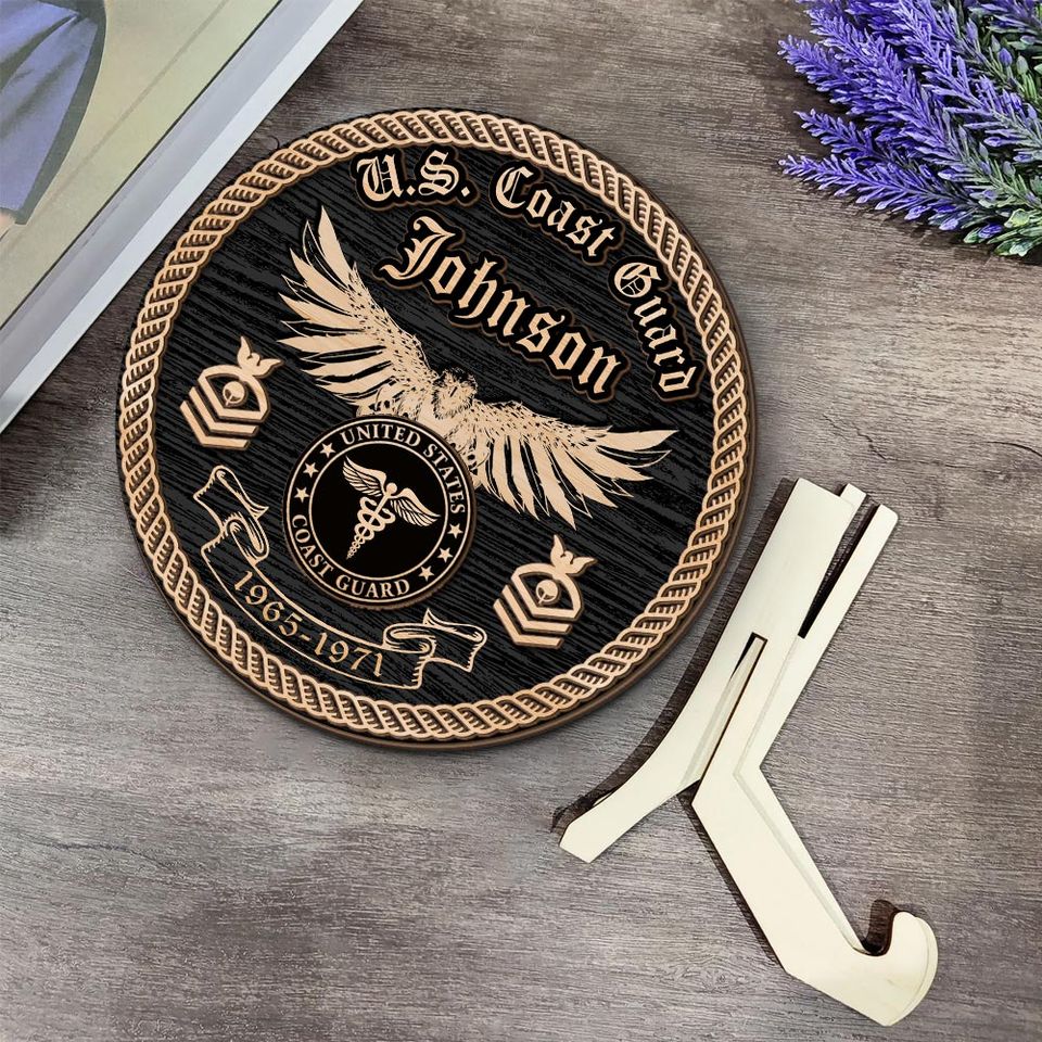 Customized U.S Veteran USCG Rating