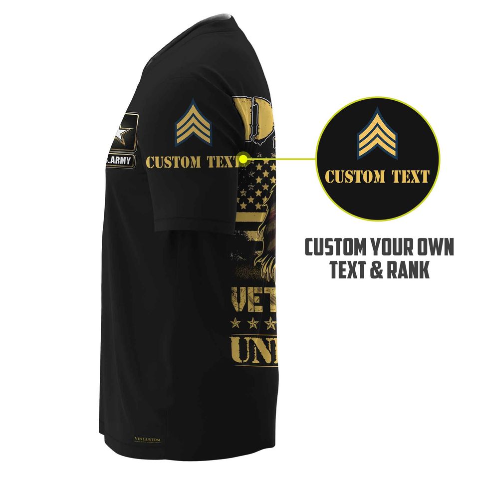 Customized DD-214 Veteran T-Shirt