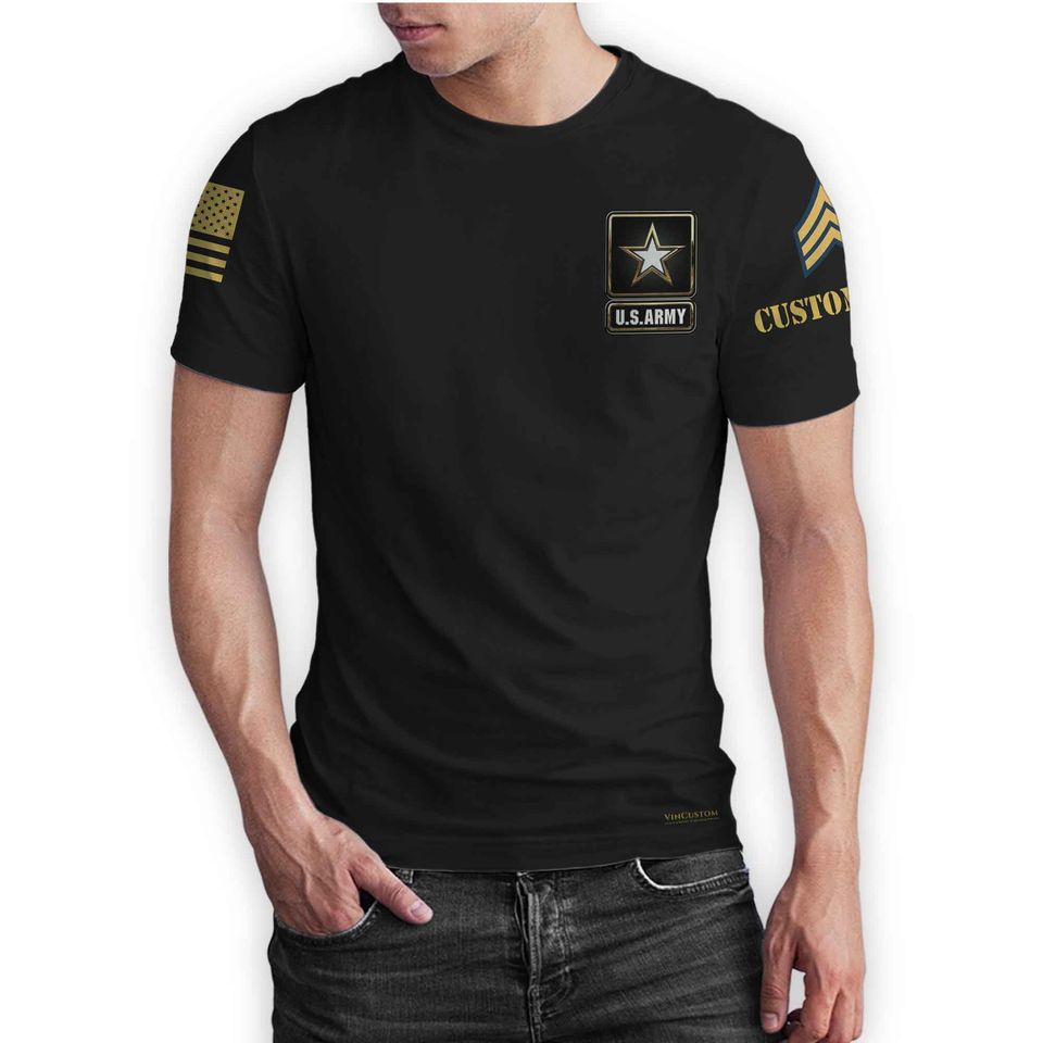 Customized DD-214 Veteran T-Shirt