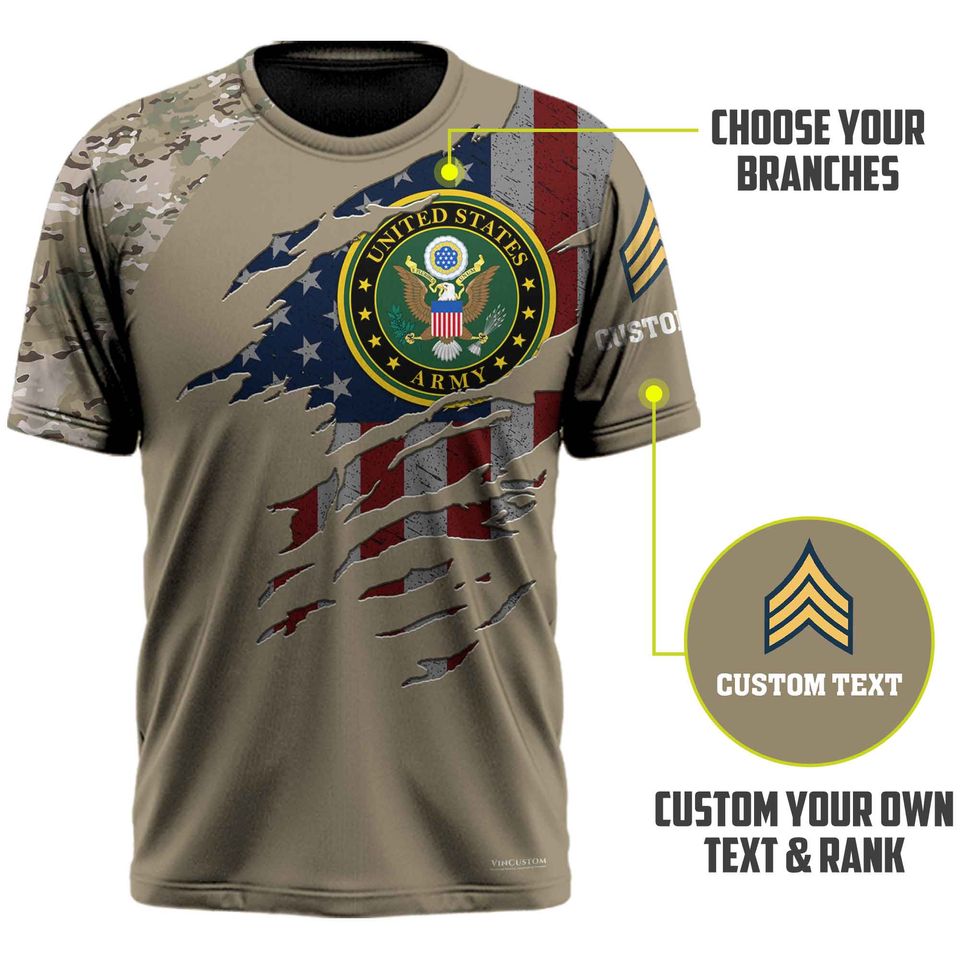 Customized All Gave Some Some Gave All US Military T-Shirt