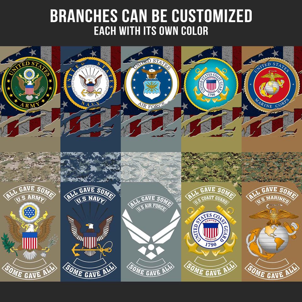 Customized All Gave Some Some Gave All US Military T-Shirt