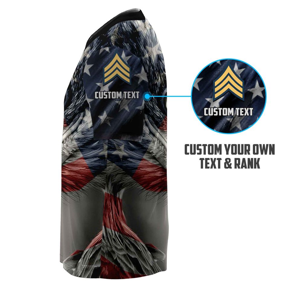 Customized U.S Veteran 3D T-Shirt