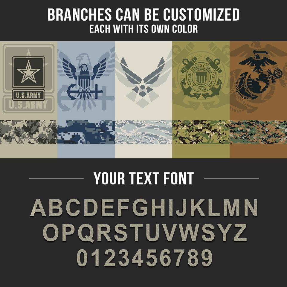 Customized US Military Camouflage  3D Shirt