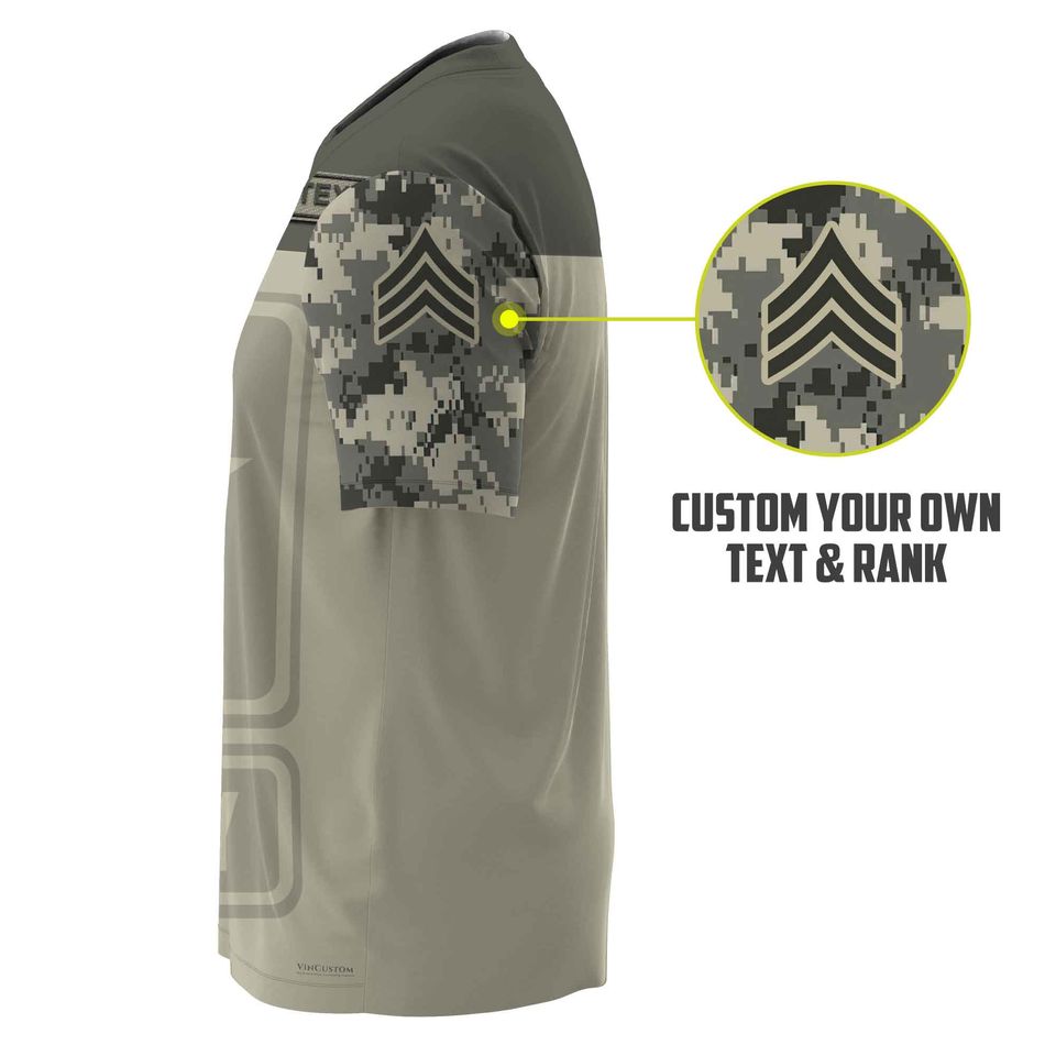 Customized US Military Camouflage  3D Shirt