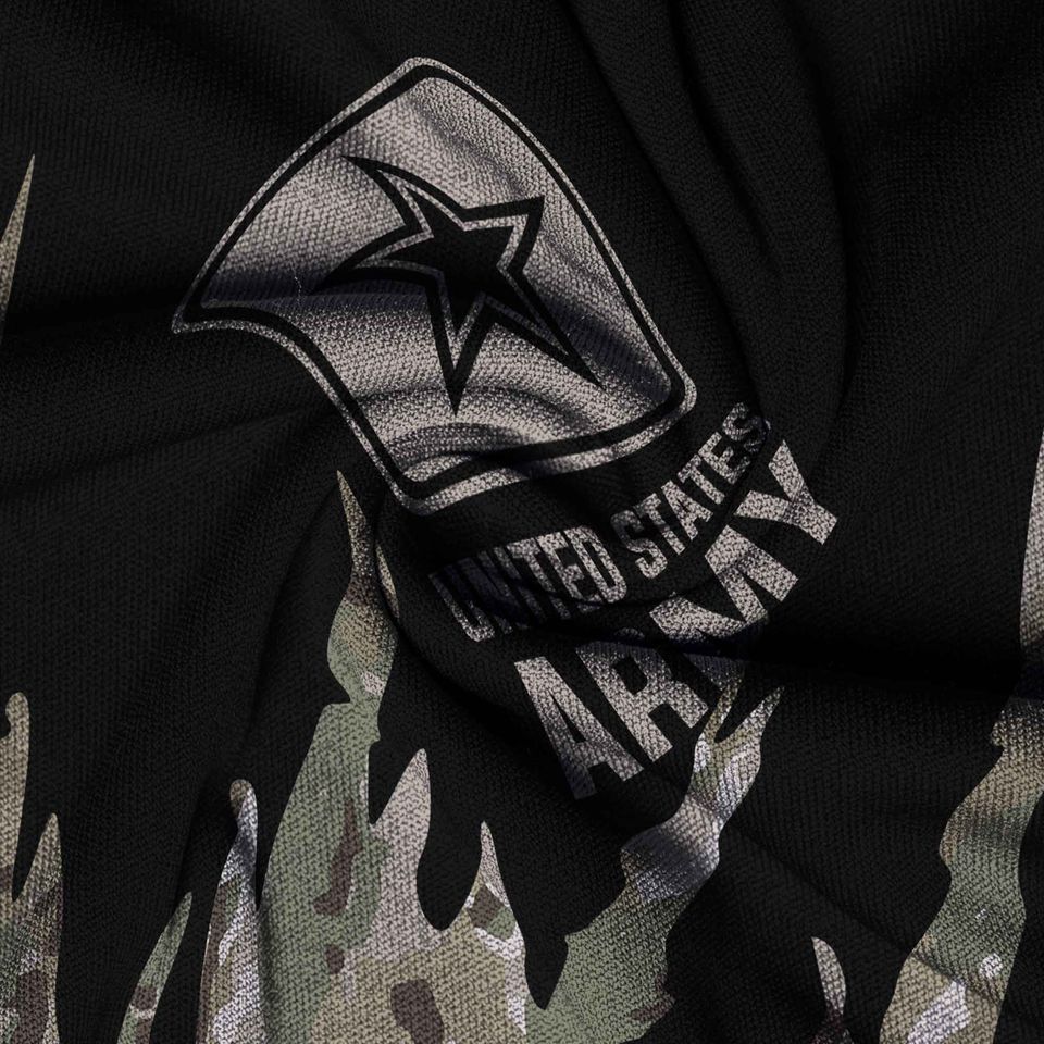 Customized Camouflage U.S. Veteran T-Shirt