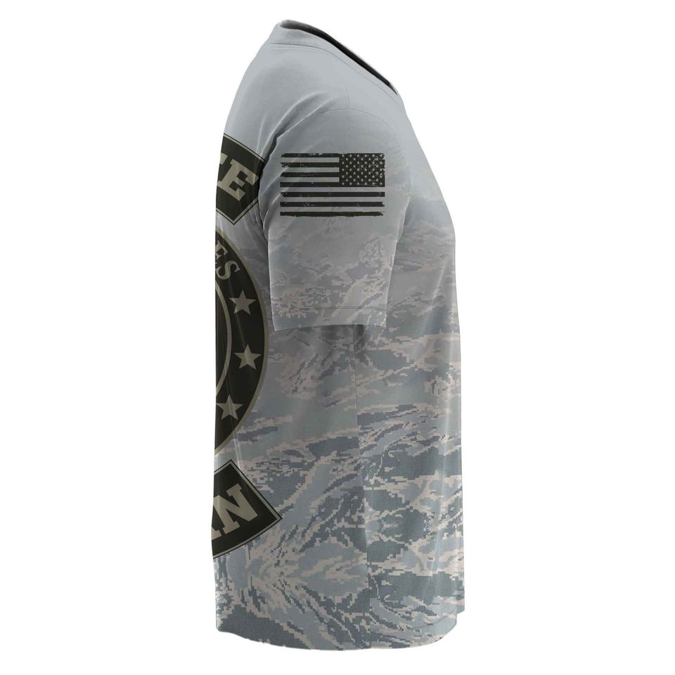 USAF Veteran Camouflage Fade Design 3D Shirts