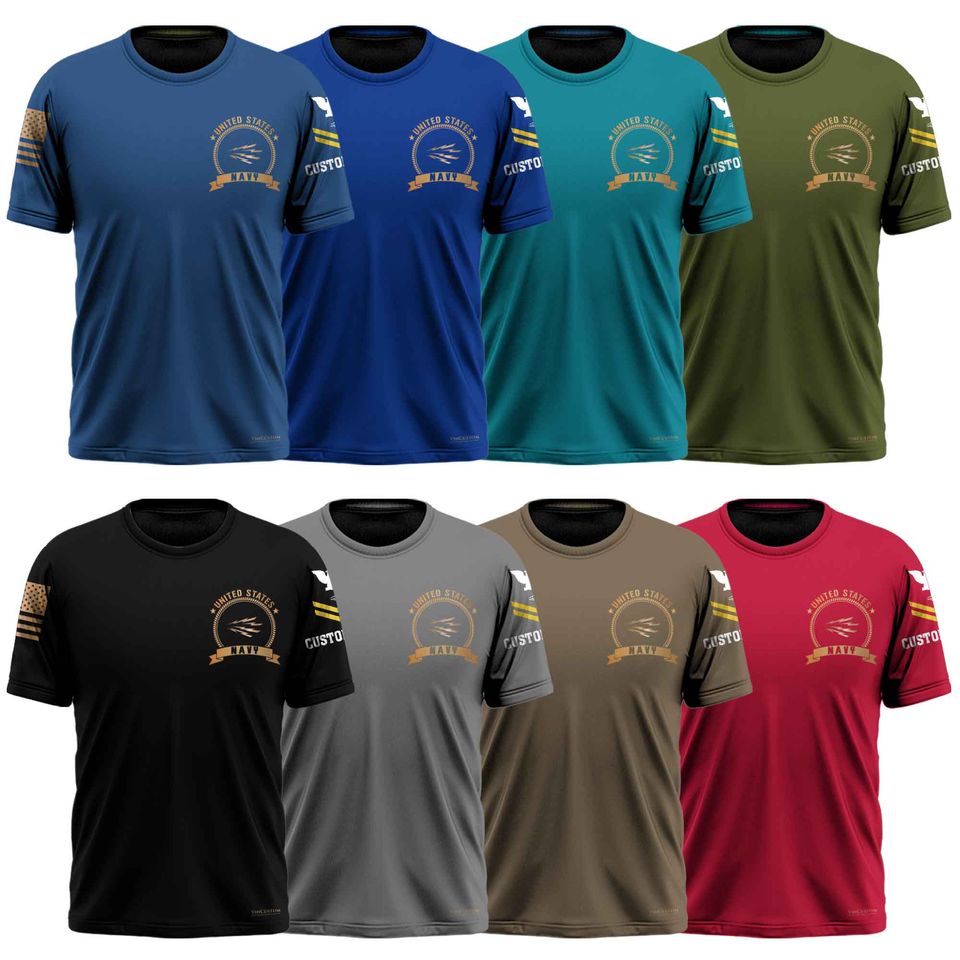 Customized Navy Ratings T-Shirt x “Never Underestimate An Old Man Who Has A DD-214 ” 3D shirt