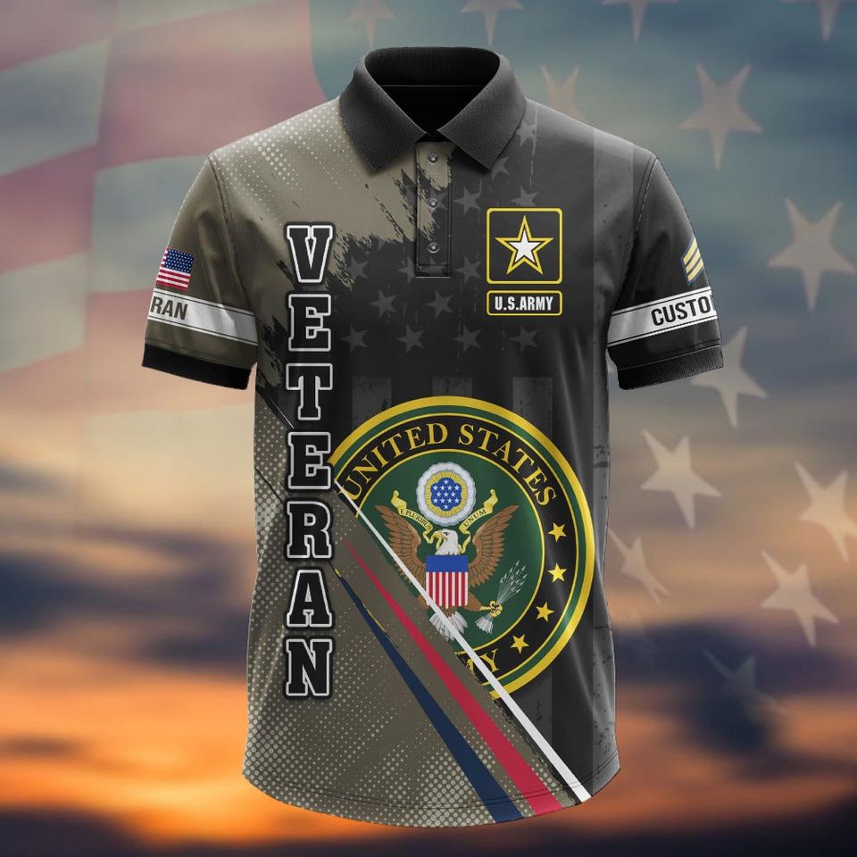 Customized U.S Military Shirt – Polo Shirt