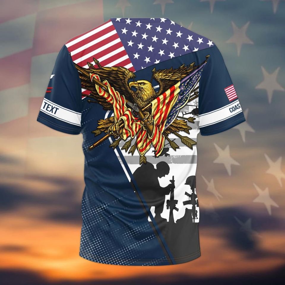 Customized US Coast Guard Veteran T-Shirt