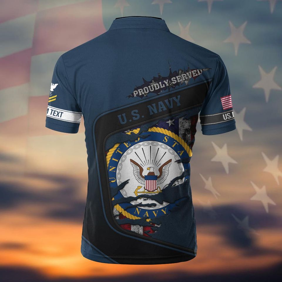 Customized US Navy Veteran Shirt