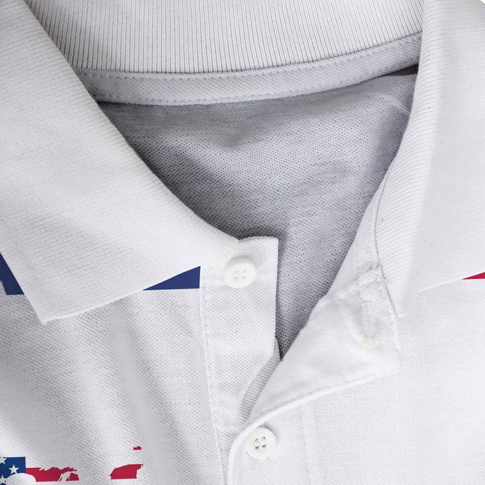 Customized U.S Veteran Honor The Fallen Polo Shirt