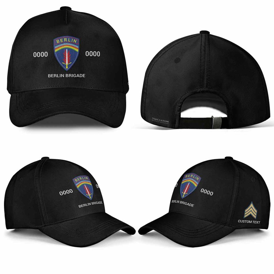 Customized Army Units Embroidered Classic Cap