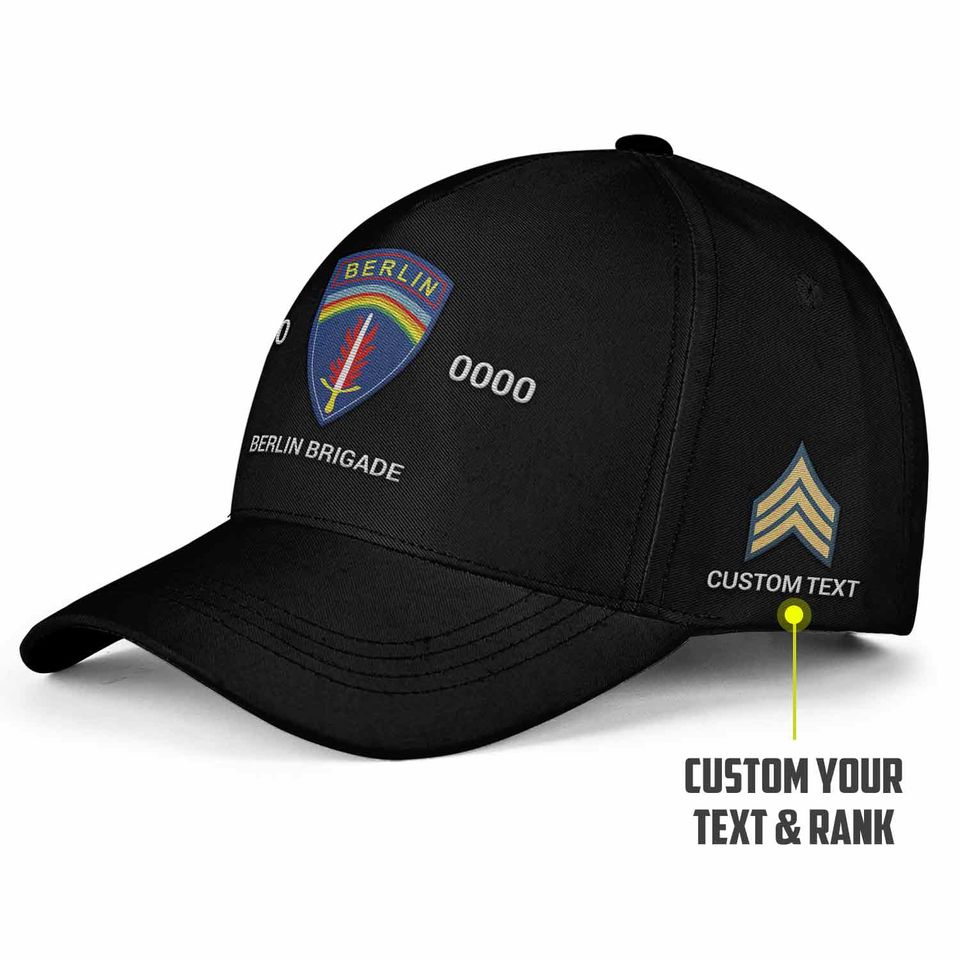 Customized Army Units Embroidered Classic Cap