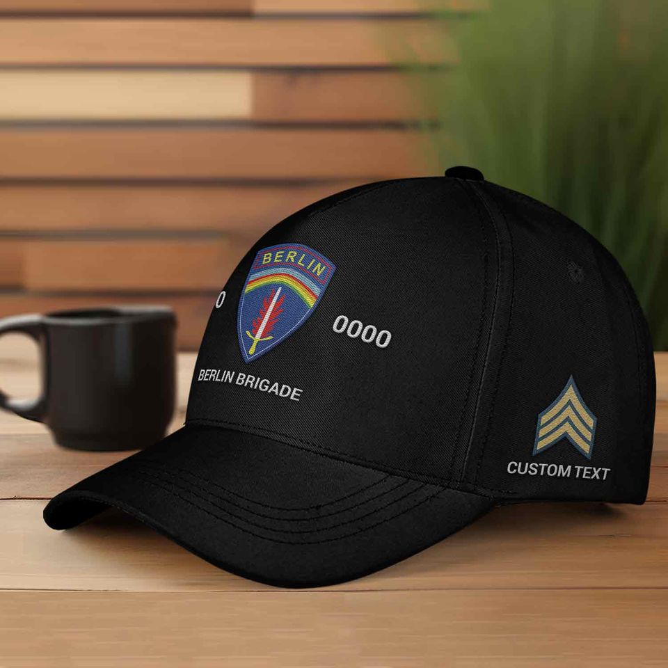 Customized Army Units Embroidered Classic Cap