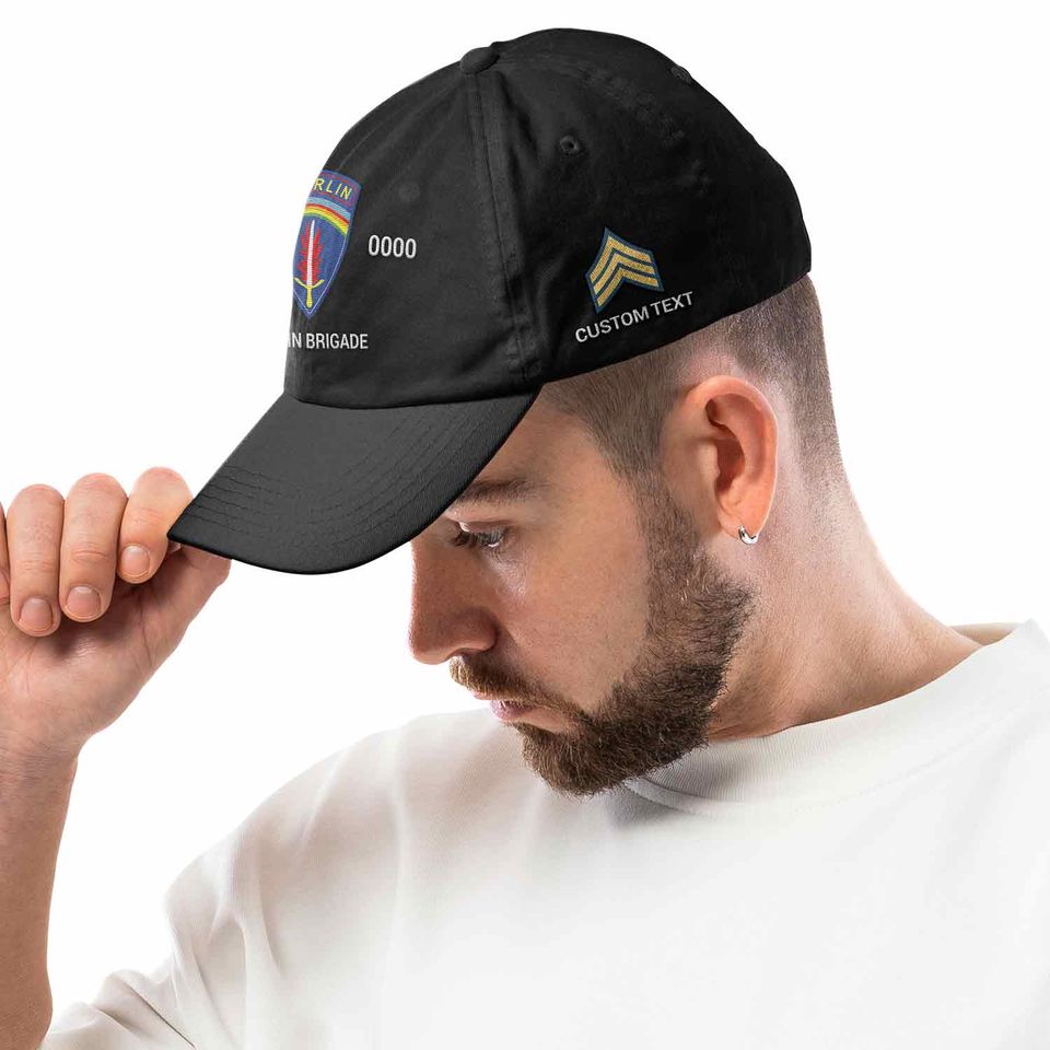 Customized Army Units Embroidered Classic Cap