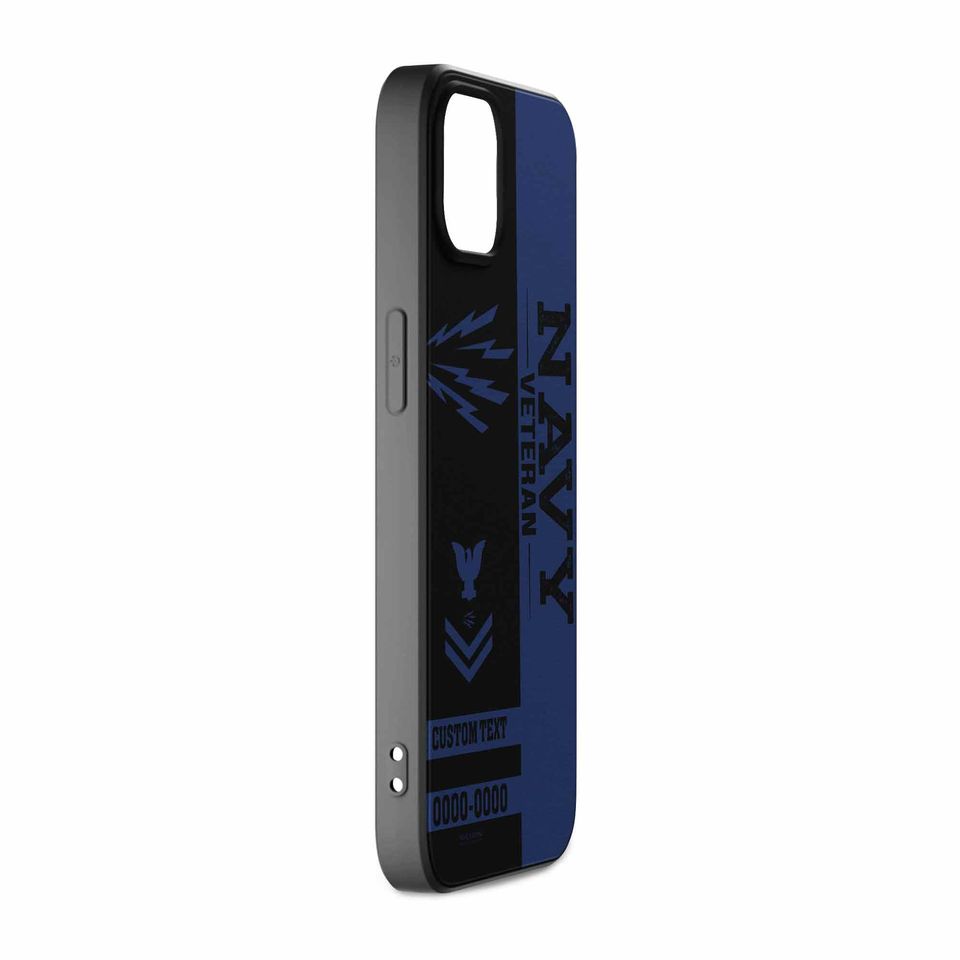 Customized US Navy Rating Veteran Proudly Served Phone Case