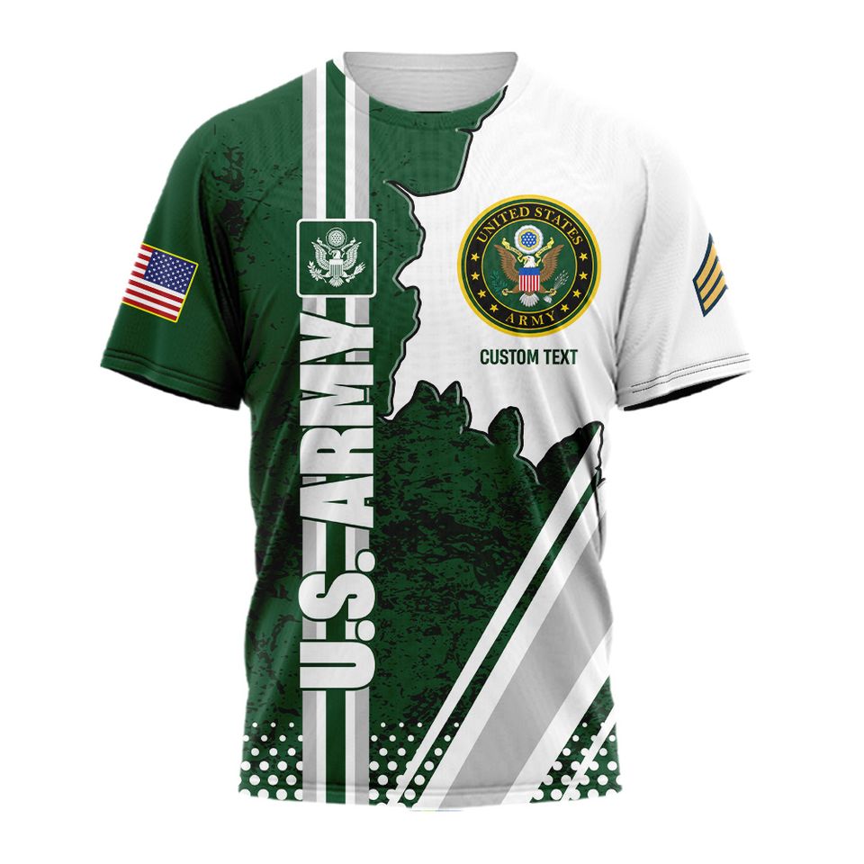 3D US Military Branch Shirts & Tops