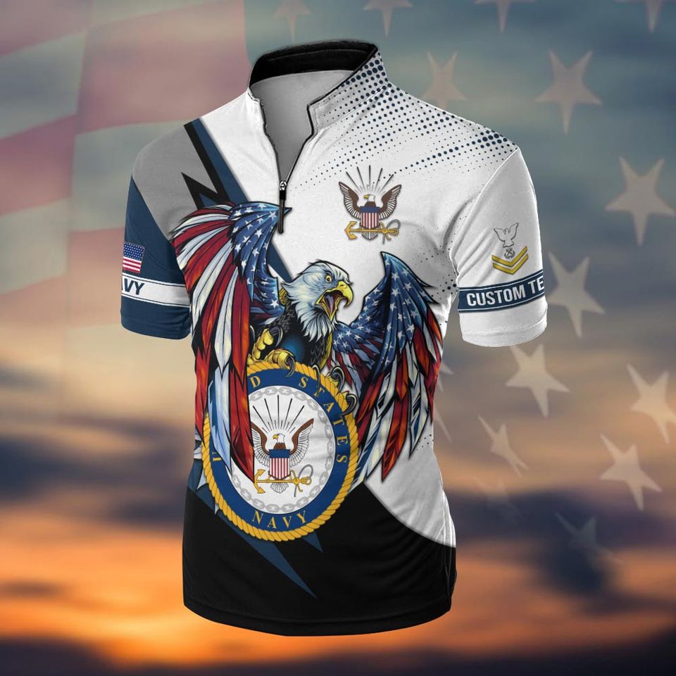 Customized US Navy Veteran Shirt