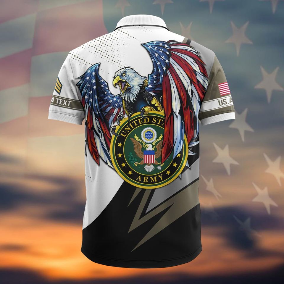 Customized Military Branch Polo Shirt