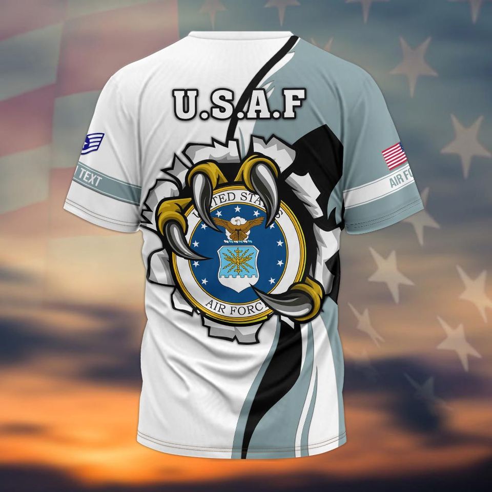 Customized US Air Force 3D shirt