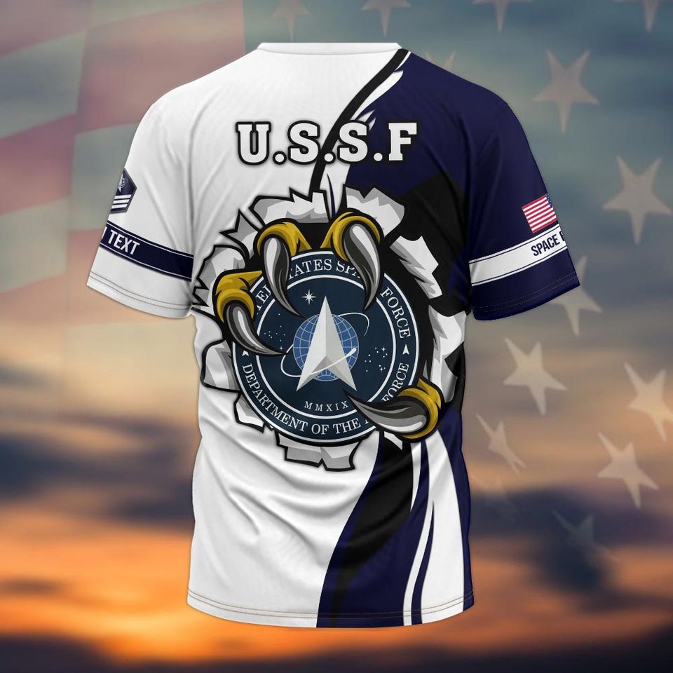 Customized US Space Force 3D shirt