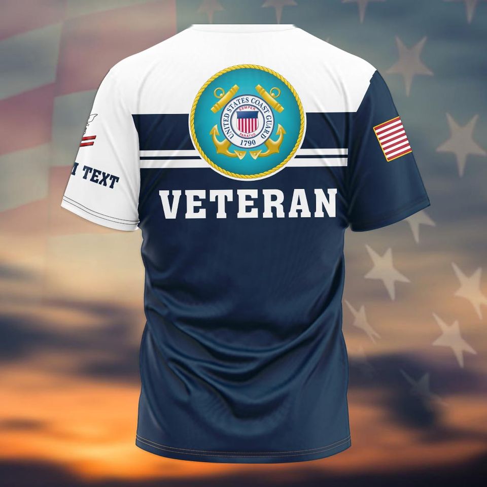 Customized U.S Coast Guard Veteran Shirts