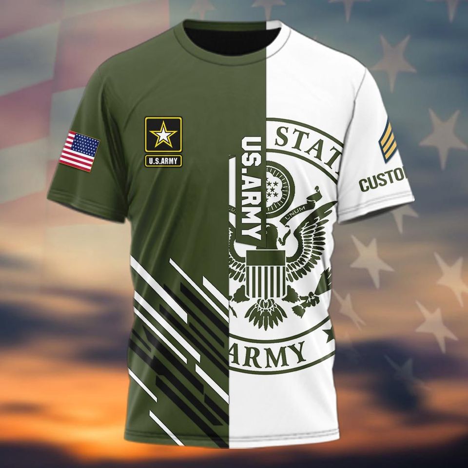 Customized US Army Veteran 3D Shirts