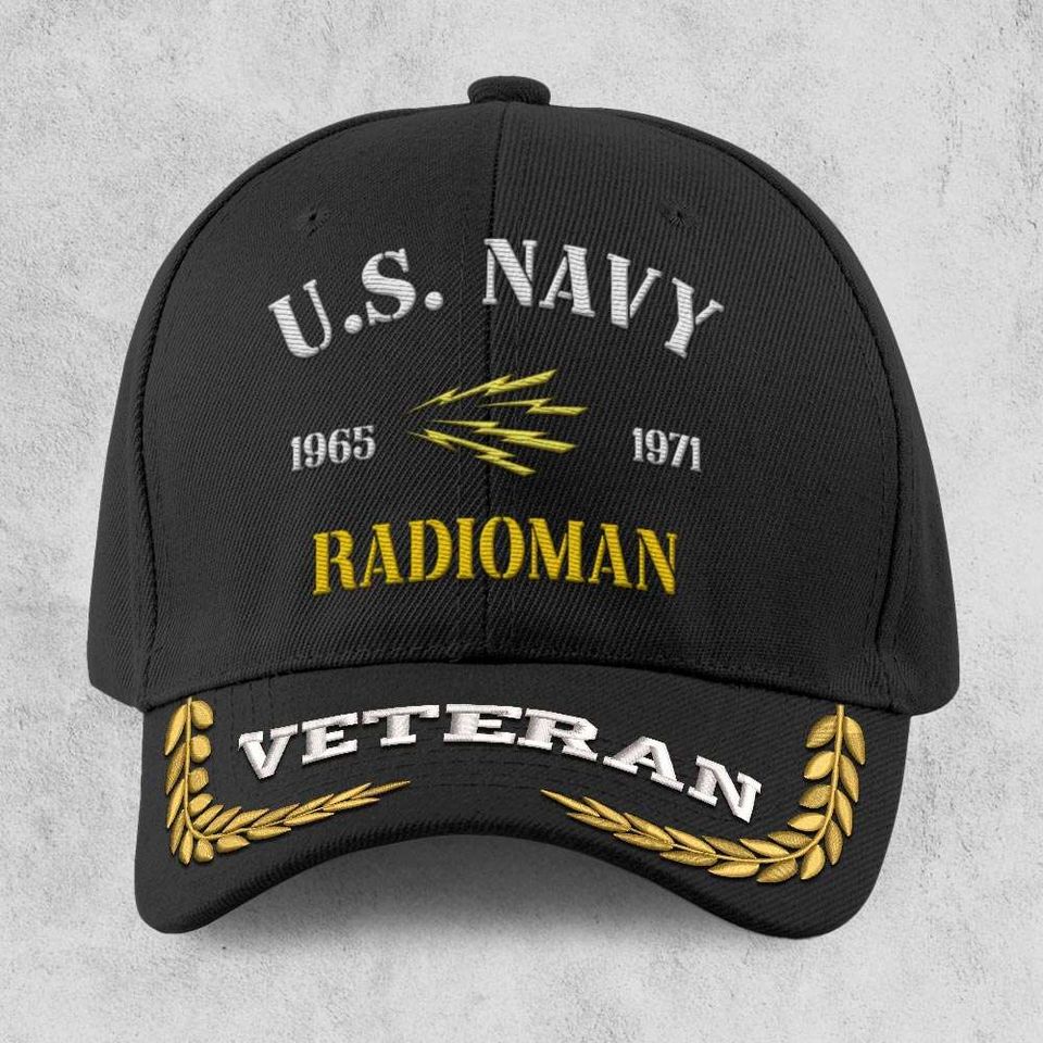 Customized Navy Rating Embroidered Baseball Cap