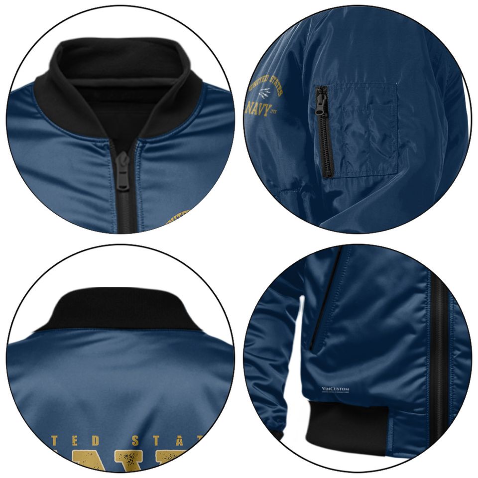 US Navy Rating Custom Bomber Jacket
