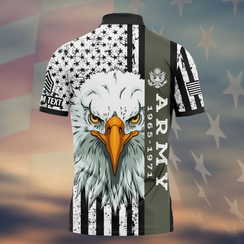 Customized Eagle U.S. Veteran – Polo Shirt