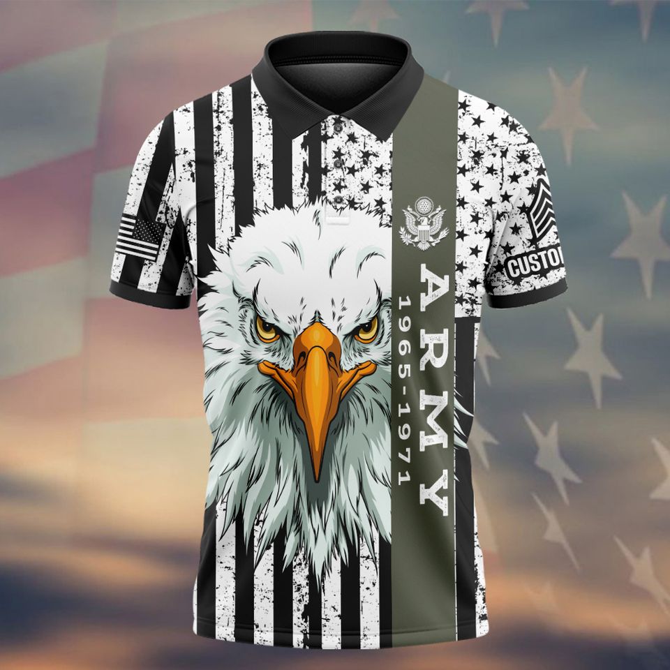 Customized Eagle U.S. Veteran – Polo Shirt