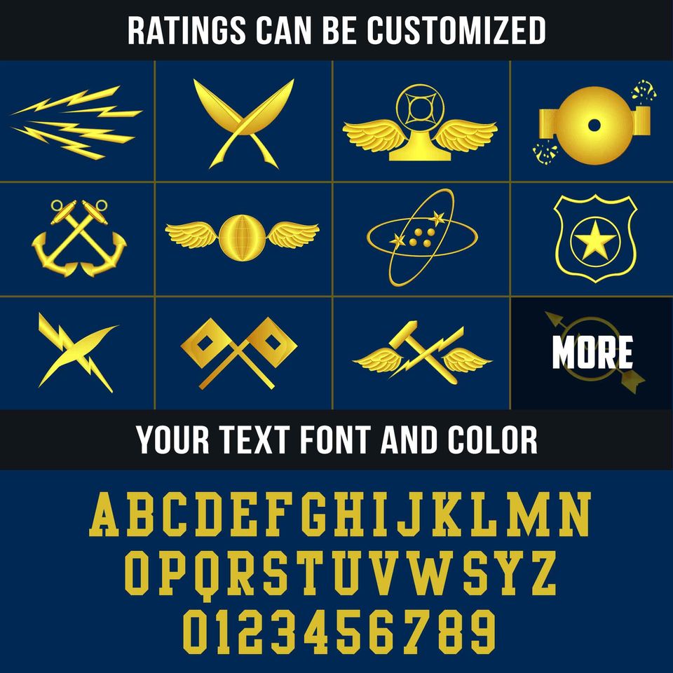 Customized US Navy Ratings Bomber Jacket