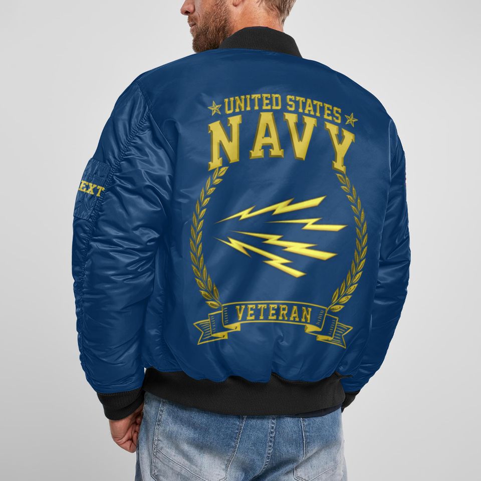 Customized US Navy Ratings Bomber Jacket