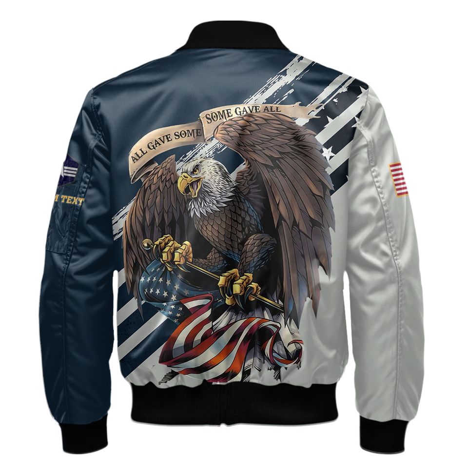 Customized US Space Force Bomber Jacket x “All Gave Some Some Gave All”