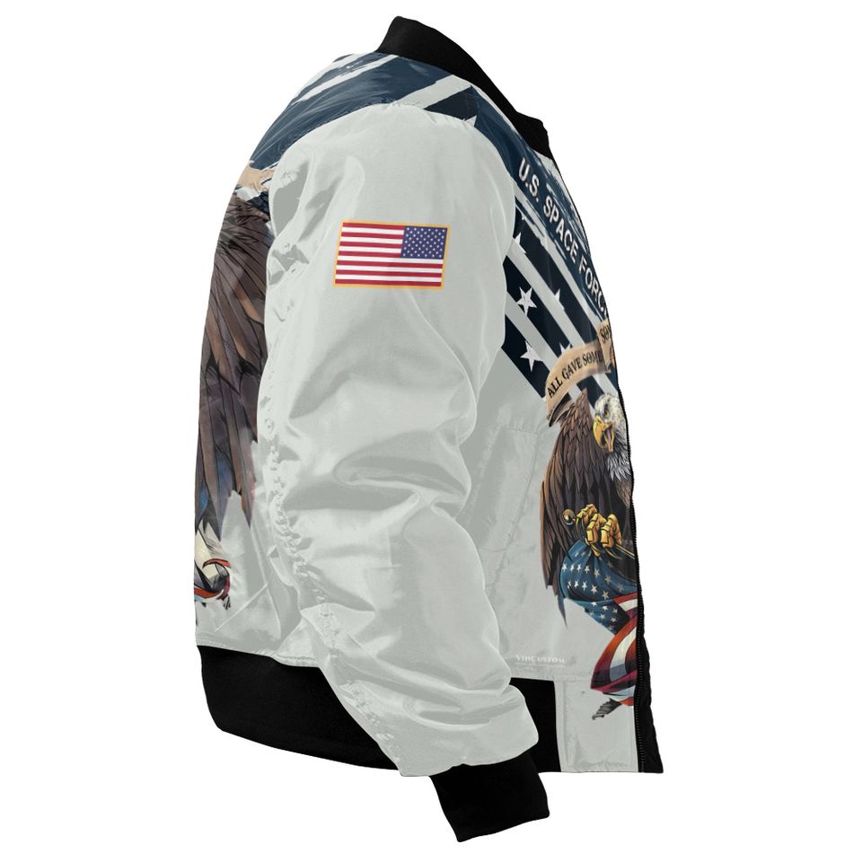 Customized US Space Force Bomber Jacket x “All Gave Some Some Gave All”