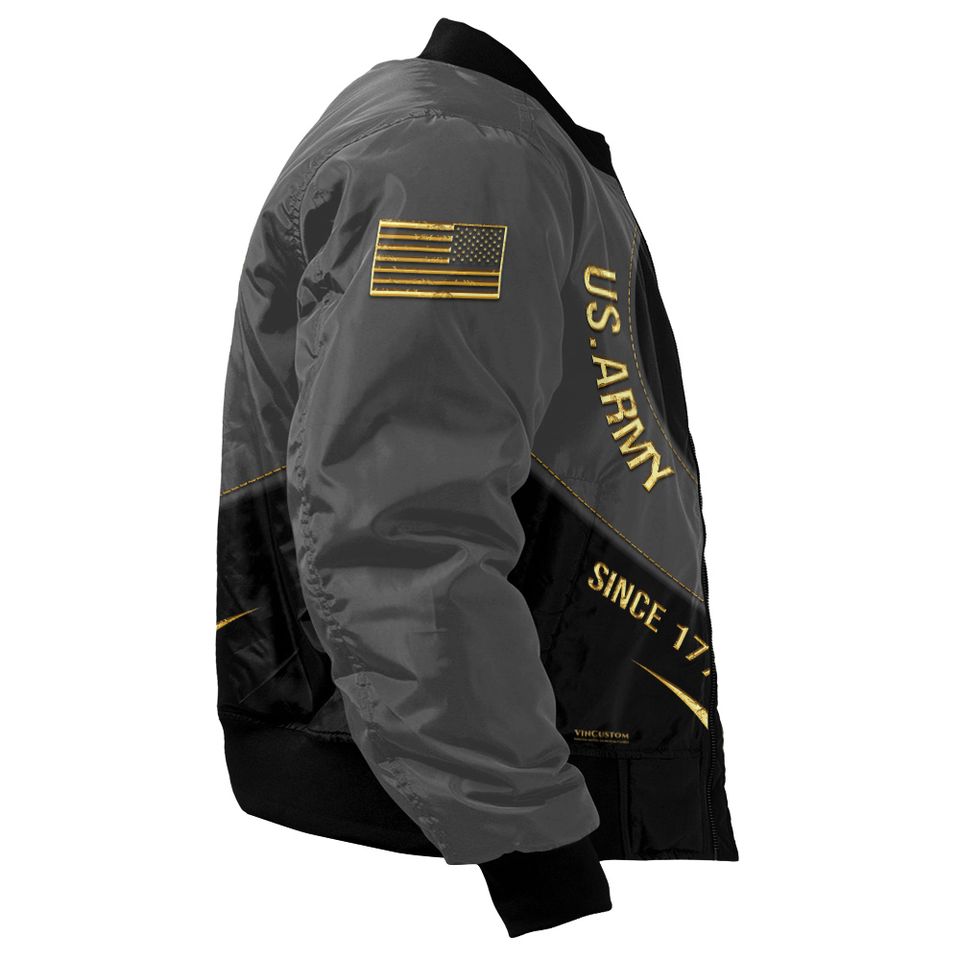 Customized U.S Army Proudly Served Bomber Jacket