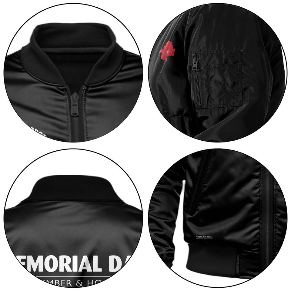 Customized US Space Force Memorial Day Bomber Jacket: Remember & Honor Our Veterans
