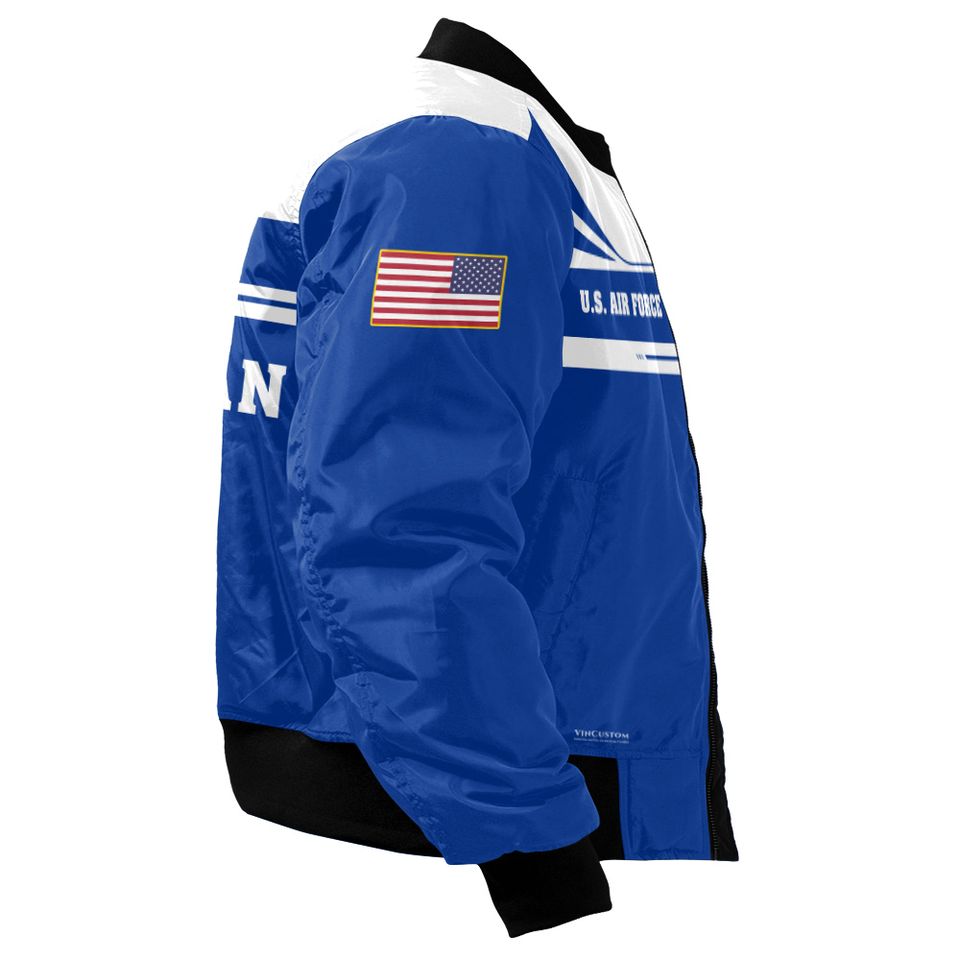 Customized U.S Air Force Veteran Bomber Jacket