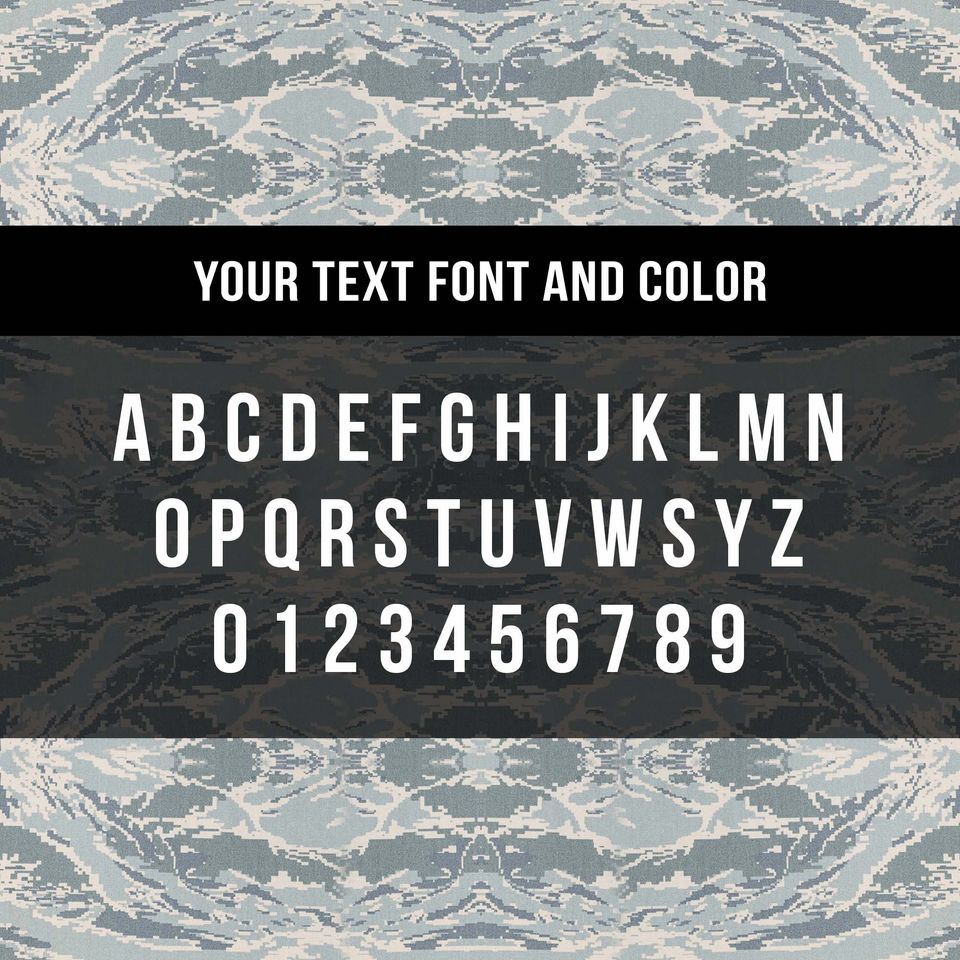 Customized Camouflage U.S. Air Force Bomber Jacket